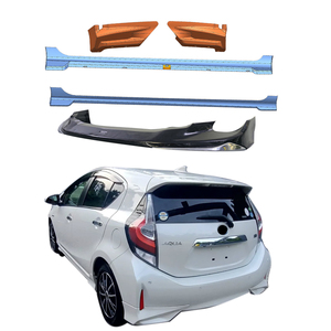 Kit carrosserie Aqua pour 2018-2021 : Lame avant, Cache arrière et Jupes latérales en ABS, non peint - Product Image 5