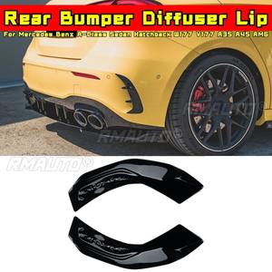 Kit carrosserie pour Mercedes Benz Classe A berline et hayon W177 V177 A35 A45 AMG, diffuseur de pare-chocs arrière, lèvre de pare-chocs, accessoires de voiture - Product Image 1