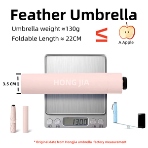 Da donna compatta e leggera ombrello a matita Super Mini taschino parasole di piccole dimensioni, riporre facilmente 3 <span class=keywords><strong>ombrelli</strong></span> pieghevoli - Product Image 2