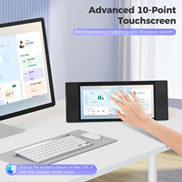 Moniteur d'écran tactile de panneau d'IPS d'interface d'USB portative compatible avec l'ordinateur portable pour le bureau d'iPad de tablette de PC de Xbox pour des nomades numériques