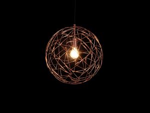 Hiện Đại Bắc Âu Trang Trí Sphere Quả Cầu Bóng Kim Loại Wire Mesh Cage Pendant Ánh Sáng Đèn Treo Cho Phòng Khách Phòng Ngủ Nhà Bếp - Product Image 5