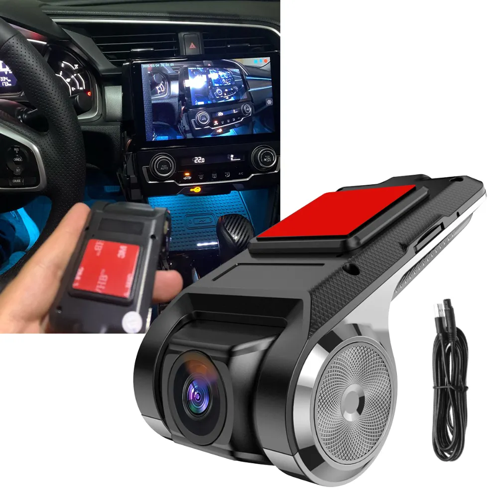 2023 Moda Qualidade Universal 1080p Suporte Visão Noturna Mini Câmera Frontal Do Carro Gravador De Vídeo Espelho Dash Cam