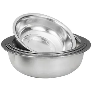 厂家低价热卖不锈钢圆形深碗食品洗涤搅拌沙拉盆