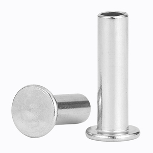 10 pièces/sac Rivets semi-tubulaires à tête plate fine en acier inoxydable 304 Nindejin de qualité A2-70, M1.5-M6, rivets creux - Product Image 4
