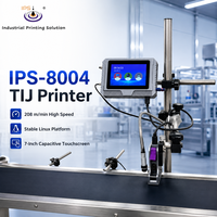 Imprimante de codage TIJ haute vitesse IPS-8004 pour l'impression de codes QR, DataMatrix, de dates, de lots et de données variables