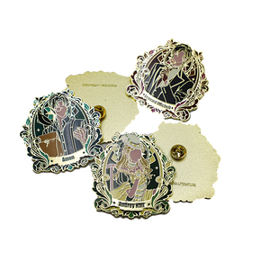 High Quality Hard Enamel Clear Epoxy Coating Swan Rose Snake Church Truncheon <b>Pin</b> <b>Badge</b> <b>Pin</b> Lapel <b>Pin</b> - Product Image 5