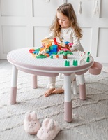 Ensemble de table et de chaise pliables pour bébé, style nordique moderne, pour l'école et la cuisine