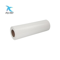Película de Transferencia Térmica DTF de 30cm/60cm en Rollo, Película PET Soluble en Agua a Baja Temperatura para Aplicación en Ropa, Gran Venta