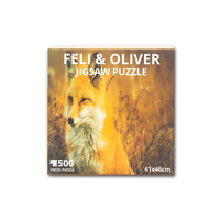 Puzzle personnalisé, 500 pièces, usine chinoise