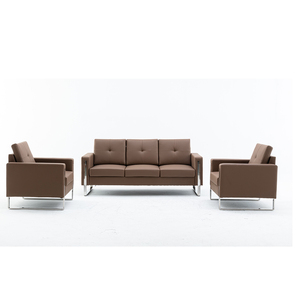 Divano da ufficio moderno in PU di vendita calda Set 1 + <span class=keywords><strong>2</strong></span> + 3 posti di alta qualità - Product Image 6