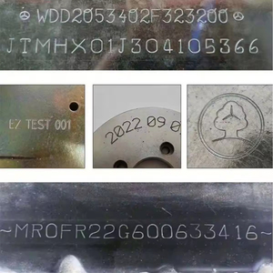 Macchina Portatile per Marcatura a Micropercussione CNC per VIN, Telaio e Piastre in Acciaio, Sistema di Marcatura su Metallo Controllato da Computer - Product Image 5