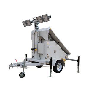 Safety Assured Factory Construction Lighting Mobile Trailer Solar Mobile Tower Light - Product Image 1