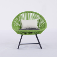 Ensemble de salon de jardin en rotin tressé pour patio, jardin et cour