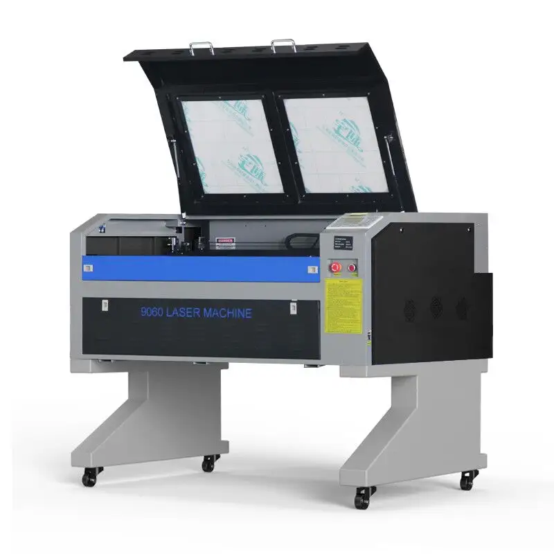 6090 100w do laser acrílico gravura máquina de corte com RUIDA ,xy eixo todos guia linear/acrílico máquina de corte a laser