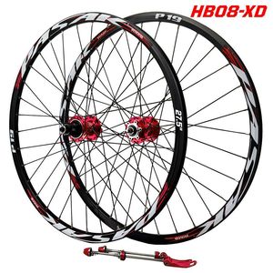 Roues de vélo <span class=keywords><strong>VTT</strong></span> <span class=keywords><strong>roue</strong></span> de vélo de montagne avant 2 arrière roulement <span class=keywords><strong>26</strong></span>/27.5/29 pouces dégagement rapide à travers l'essieu X01/AXS/XX1 paire de roues de vélo - Product Image 5