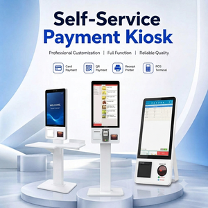Soporte de Piso o Montaje en Pared para Terminal POS de 21.5/27 Pulgadas, Kioscos de Pedidos de Comida <span class=keywords><strong>KFC</strong></span>, Kiosco de Pago de Autoservicio para Restaurantes - Product Image 4