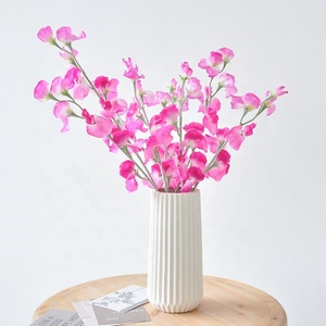 Ramo <span class=keywords><strong>de</strong></span> Flores <span class=keywords><strong>de</strong></span> Seda Artificiales Estilo Nórdico para Decoración del Hogar, Suave, 63 cm, para Sala <span class=keywords><strong>de</strong></span> Estar, Decoración <span class=keywords><strong>de</strong></span> Bodas, <span class=keywords><strong>Fotografía</strong></span> Floral - Product Image 4