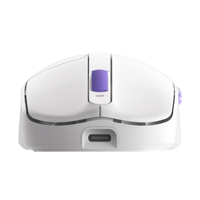 AKKO Dash Gaming Mouse untuk Tangan Kanan 5-Tombol 40g Ultra-ringan Nordic 54L15 + PAW3950 42K DPI Sensor Overclocked RGB Backlit