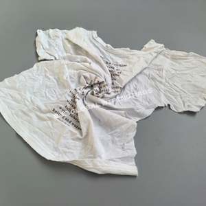 Trapos de algodón para pre-limpieza, económicos, blancos, de camiseta estampada, paños de limpieza de algodón blanco, 1 lb - Product Image 1