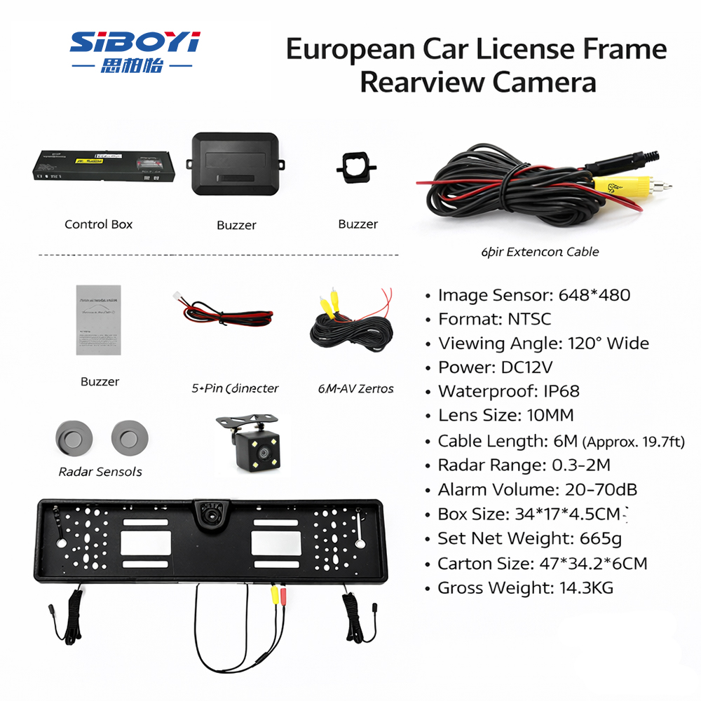 Radar 3-en-1 avec 4 LED et caméra