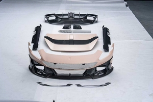 Nuovo Kit Carrozzeria Aerodinamico in Fibra di Carbonio Secca Stile MSY per <span class=keywords><strong>Ferrari</strong></span> Roma, Include Paraurti Anteriore, Cofano, Minigonne Laterali, Diffusore Posteriore, Tuning - Product Image 2