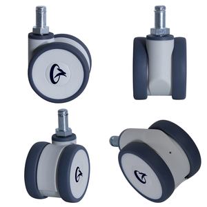 2 Zoll 2,5 Zoll 3 Zoll Einzel-/Doppelrollen-Lagerregal Rollender Aufbewahrungsschrank mit Rollen für Mobile Aufbewahrungsschränke - Product Image 6