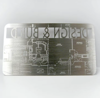 Tarjetas de Visita Metálicas Personalizadas para Grabado Láser, en Plata, Negro y Oro, con Código de Membresía, Nombre y Detalles de Visita