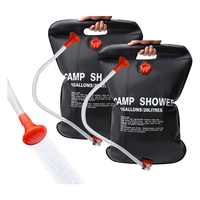 Douche de camping portable personnalisée 5 gallons sac à eau léger en PVC pour camping en plein air 20L sac de douche