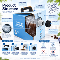 Sacs BIB en PE recyclables pour jus de fruits aseptiques, impression en héliogravure, valve de scellage thermique, capacité 1L-50L, vodka