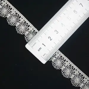 Factory Wholesale Cheap 8.5cm Crochet Cotton Lace Trim Embroidery Cotton Lace