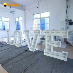 LC Wedding Decor Bombilla Alfabeto Gigante 4ft Love Marquee <span class=keywords><strong>Letras</strong></span> con <span class=keywords><strong>bombillas</strong></span> - Product Image 5