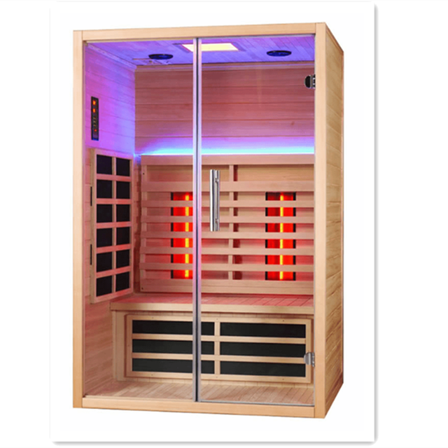 Best Selling Indoor Full Spectrum Infrared Sauna Low EMF for 2 Persons
