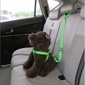 Car Nylon Pet Seat Belt <b>Harness</b> For Dog Travel Safety With Chest Strap Universal Fit - Product Image 4