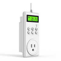 Termostato Digital Programable Enchufable, Interruptor de Encendido/Apagado a Temperatura Preestablecida
