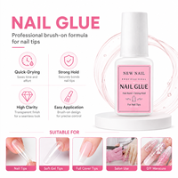 Colle à ongles 10g 5s à séchage rapide, inodore, forte adhérence, à appliquer au pinceau, pour faux ongles et capsules d'ongles – Fournisseur en gros 2026