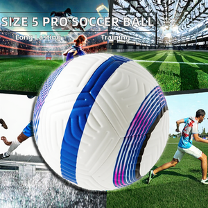 Ballon de football en PU de haute qualité, taille 5, texturé, cousu à la machine, norme professionnelle, entraînement, match, adulte - Product Image 2