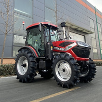 Traktor Pertanian 4x4 Penggerak Roda 90HP dengan Mesin, Gearbox, dan Pompa - Peralatan Pertanian Efisiensi Tinggi