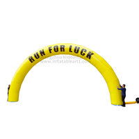 Arc gonflable en matériau Oxford durable personnalisé avec impression de logo numérique pour la publicité en plein air pour les événements et les fêtes