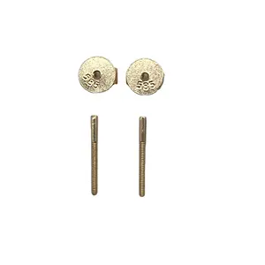 High-end Jewelry Earrings and studs Accessories Factory 14k White Gold Rose Gold Yellow Gold Earring Screw Pin&Backings