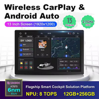 Navegador GPS para Auto Portátil de 13 Pulgadas con Pantalla Táctil 7870, Radio Estéreo, CarPlay, Android Auto, WiFi 5G/4G, 1 Año de Garantía