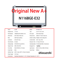 Layar Lcd 11.6 "asli 1366*768 EDP 30pin N116BGE E32 E42 EB2 NV116WHM T16 N4C NT116WHM N21 V4.1 V8.0 V8.2 B116XTN02.3 HW3B