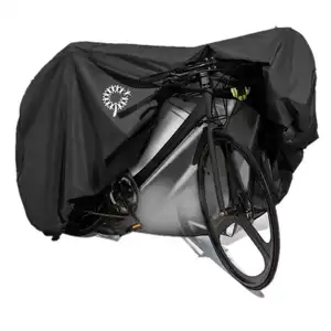 防風ストラップと収納バッグ付き420Dヘビーデューティー防水自転車カバー