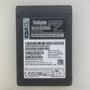 1.92T SAS 24G SSD 4XB7A80319 03GX668 MZILG1T9HCJR-00AV7 MZ-ILG1T9A หน่วยความจำความจุสูง 1.92TB ให้พื้นที่จัดเก็บข้อมูลกว้างขวาง S - Product Image 2