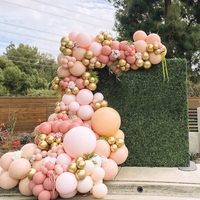 Kit d'arche de ballons nude, arche de ballons crème brun clair pour baptême, baby shower, mariage, décorations d'anniversaire