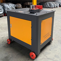 Machine à cintrer les barres d'armature semi-automatique à haute productivité avec moteur en cuivre pur pour barres d'acier et étriers en acier armé