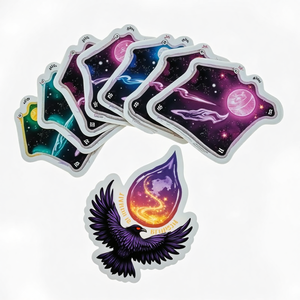 Biểu Tượng Tùy Chỉnh <span class=keywords><strong>UV</strong></span> In Dễ Thương Phim Hoạt Hình Vinyl Chết Cắt Dán Chất Lượng Cao Dán Trang Trí - Product Image 1