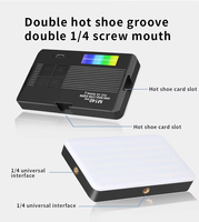 Mini Lampe LED RVB M140 Portable pour Photographie et Vidéo, Lumière d'Appoint sur Appareil avec Batterie Intégrée Ultra Longue Durée, Design Compact Boîte 3