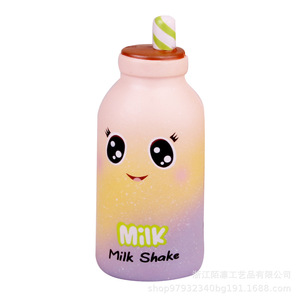 ของเล่นบีบคลายเครียดรูปขวดนมเชค ทำจากเรซิ่น สำหรับตกแต่งห้องเด็ก - Product Image 5