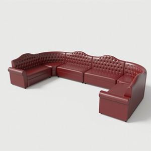 Meubles de table de boîte de nuit cool LED Cube Table canapé ensemble pour bars cafés cafés-cuir synthétique durable pour hôtels gymnases - Product Image 3