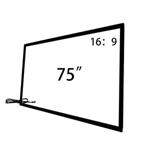 Pantalla Táctil LCD Multitáctil de 75 Pulgadas, 40 Puntos, USB, Infrarroja, HD, 16:9, Resolución 1920x1280, con Marco (Serie Negra para Negocios) - Product Image 6